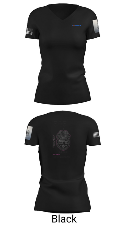 TN VFW 47814062 Women's Short Sleeve V-neck Shirt - 28