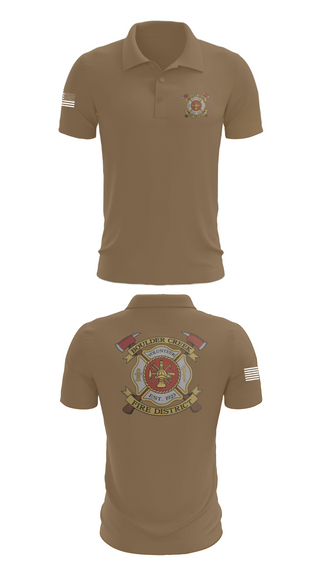Short Sleeve Performance Polo, Boulder creek fire, , Teamtime, Team time, sublimation, custom sports apparel, team uniforms, spirit wear, spiritwear, sports uniforms, custom shirts, team store, custom team store, fundraiser sports, apparel fundraiser