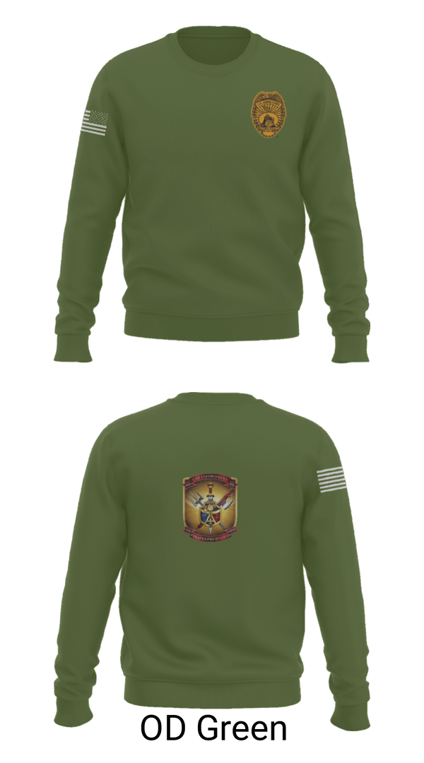Crew Neck Sweatshirt, 4th Law Enforcement Battalion Bravo Company, Marines, Teamtime, Team time, sublimation, custom sports apparel, team uniforms, spirit wear, spiritwear, sports uniforms, custom shirts, team store, custom team store, fundraiser sports, apparel fundraiser