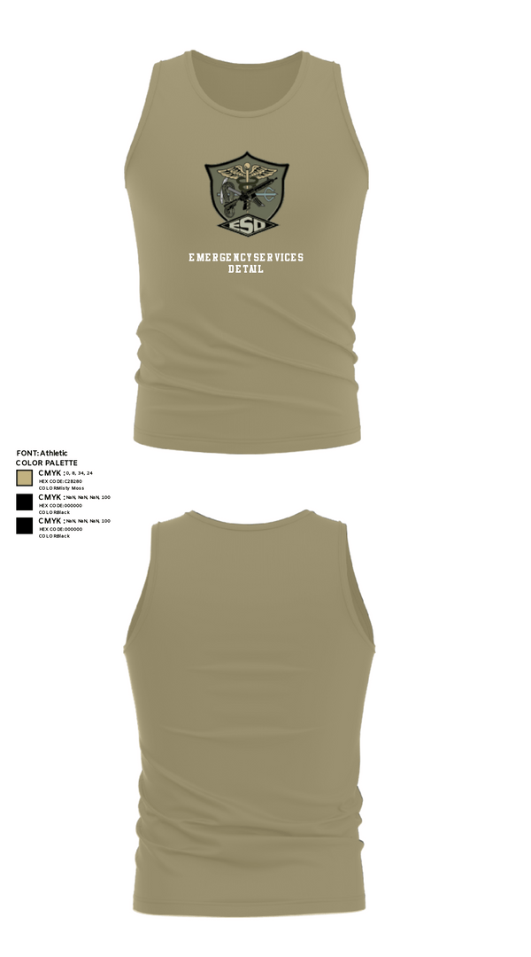 Tank Top, Emergency Services Detail, Police, Teamtime, Team time, sublimation, custom sports apparel, team uniforms, spirit wear, spiritwear, sports uniforms, custom shirts, team store, custom team store, fundraiser sports, apparel fundraiser