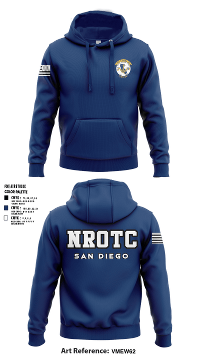NROTC San Diego' 81589608 Hoodie - 2
