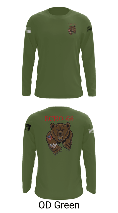 ECHO-88 83597069 Long Sleeve Performance Shirt - 46