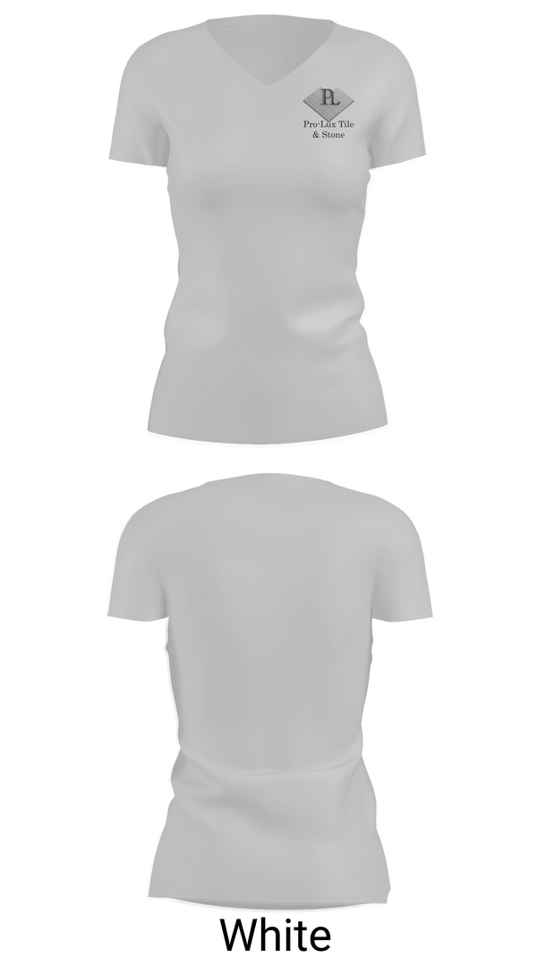 Womens Short Sleeve Vneck Shirt, Pro-Lux Tile & Stone, , Teamtime, Team time, sublimation, custom sports apparel, team uniforms, spirit wear, spiritwear, sports uniforms, custom shirts, team store, custom team store, fundraiser sports, apparel fundraiser