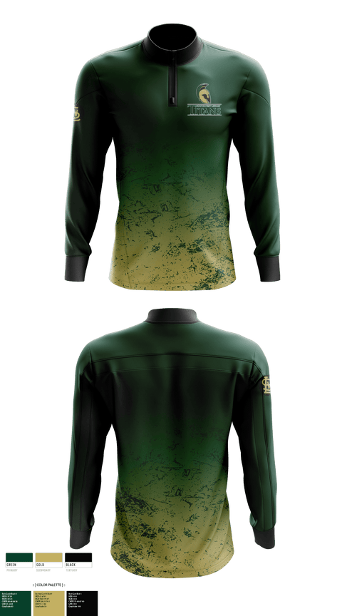 Quarter Zip Jacket, Southwest Legacy High School Volleyball, Women's Volleyball, Teamtime, Team time, sublimation, custom sports apparel, team uniforms, spirit wear, spiritwear, sports uniforms, custom shirts, team store, custom team store, fundraiser sports, apparel fundraiser