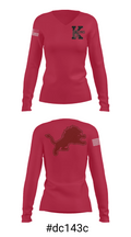 Martin Luther King Jr High School Tennis 55326487 Women's Long Sleeve V-neck Shirt - 20