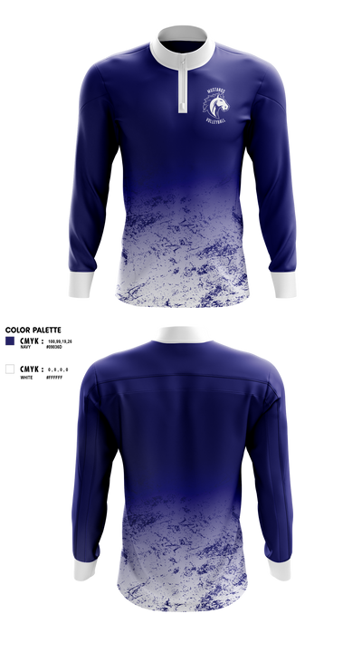 Mustangs Volleyball 81699513 Quarter Zip Jacket - 1