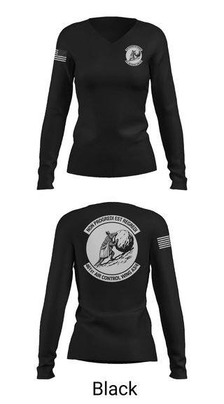 Womens Long Sleeve Vneck Shirt, 461 ACW A3/4, , Teamtime, Team time, sublimation, custom sports apparel, team uniforms, spirit wear, spiritwear, sports uniforms, custom shirts, team store, custom team store, fundraiser sports, apparel fundraiser
