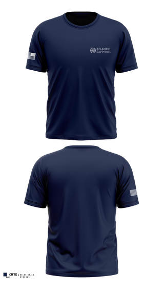 Short Sleeve Performance Shirt, Atlantic Sapphire, Army, Teamtime, Team time, sublimation, custom sports apparel, team uniforms, spirit wear, spiritwear, sports uniforms, custom shirts, team store, custom team store, fundraiser sports, apparel fundraiser