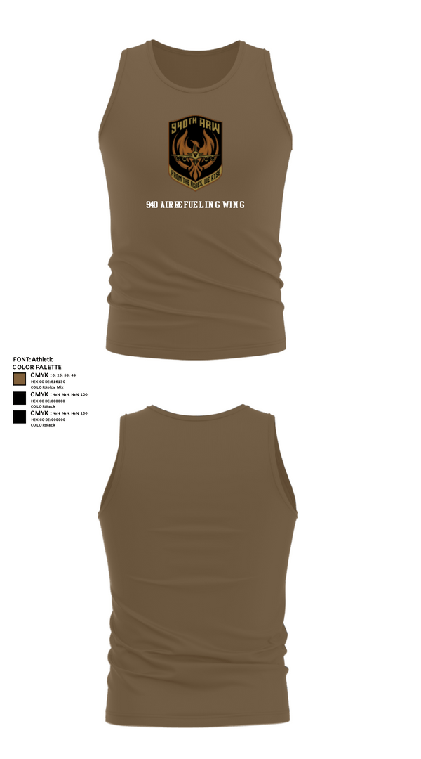 Tank Top, 940 Air Refueling Wing, , Teamtime, Team time, sublimation, custom sports apparel, team uniforms, spirit wear, spiritwear, sports uniforms, custom shirts, team store, custom team store, fundraiser sports, apparel fundraiser