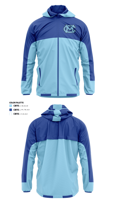 Moore County High School Cross Country 40870969 Windbreaker - 1