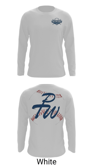 Long Sleeve Performance Shirt, Par-Troy West Little League Baseball, Baseball, Teamtime, Team time, sublimation, custom sports apparel, team uniforms, spirit wear, spiritwear, sports uniforms, custom shirts, team store, custom team store, fundraiser sports, apparel fundraiser