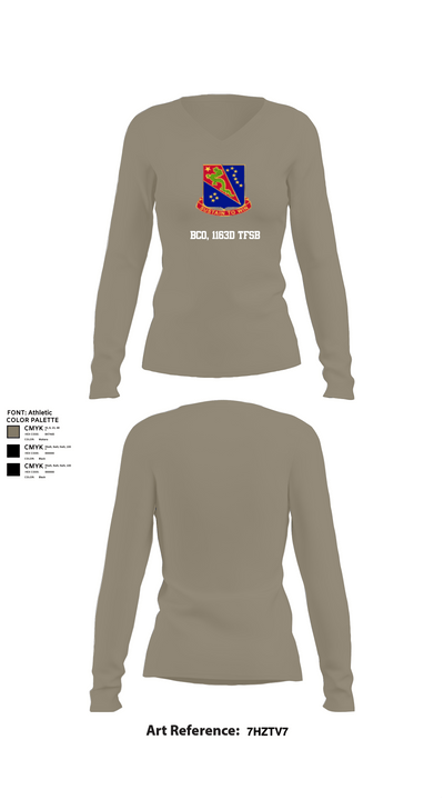 BCO, 1163D TFSB 58907299 Women's Long Sleeve V-neck Shirt -1 62