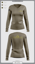 Ascendas Aerospace 64793755 Women's Long Sleeve V-neck Shirt -1 2