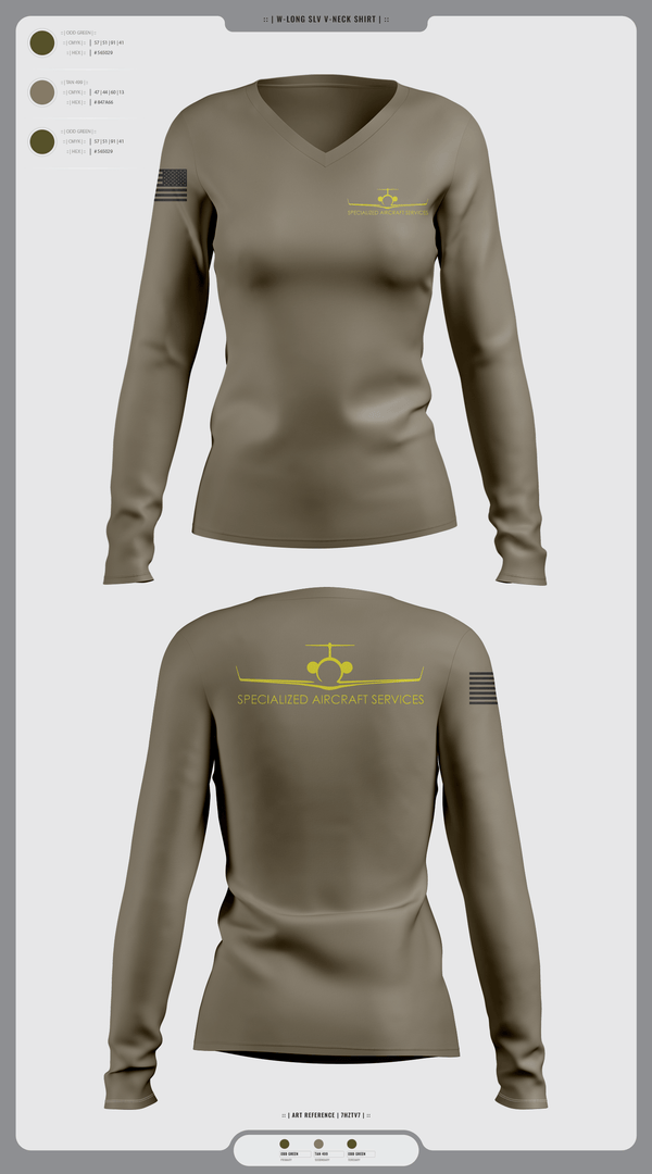 Womens Long Sleeve Vneck Shirt 1, Ascendas Aerospace, , Teamtime, Team time, sublimation, custom sports apparel, team uniforms, spirit wear, spiritwear, sports uniforms, custom shirts, team store, custom team store, fundraiser sports, apparel fundraiser