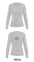 T. BLACK SECURITY SERVICES 55928039 Women's Long Sleeve V-neck Shirt - 16