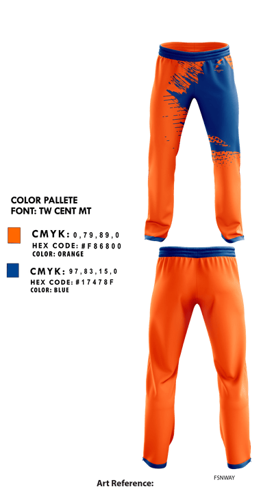 Central Middle School Golf 89815012 Sweatpants - 1