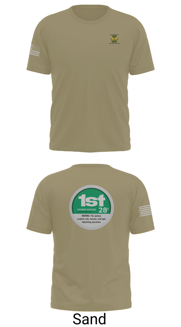 Old School Cotton Feel Shirt, 28th MP Company, National Guard, Teamtime, Team time, sublimation, custom sports apparel, team uniforms, spirit wear, spiritwear, sports uniforms, custom shirts, team store, custom team store, fundraiser sports, apparel fundraiser