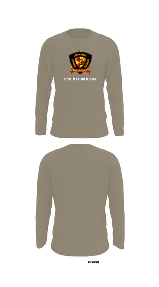 Long Sleeve Performance Shirt, 12th MLR COMMSTRAT, Marines, Teamtime, Team time, sublimation, custom sports apparel, team uniforms, spirit wear, spiritwear, sports uniforms, custom shirts, team store, custom team store, fundraiser sports, apparel fundraiser