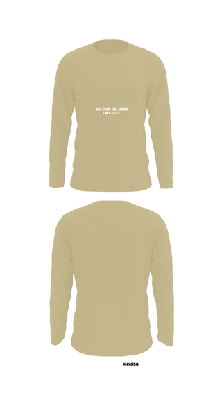 Long Sleeve Performance Shirt, Dog Company (White Currahee), Army, Teamtime, Team time, sublimation, custom sports apparel, team uniforms, spirit wear, spiritwear, sports uniforms, custom shirts, team store, custom team store, fundraiser sports, apparel fundraiser