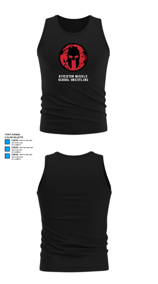 Tank Top, Riverton Middle School Wrestling, Wrestling, Teamtime, Team time, sublimation, custom sports apparel, team uniforms, spirit wear, spiritwear, sports uniforms, custom shirts, team store, custom team store, fundraiser sports, apparel fundraiser