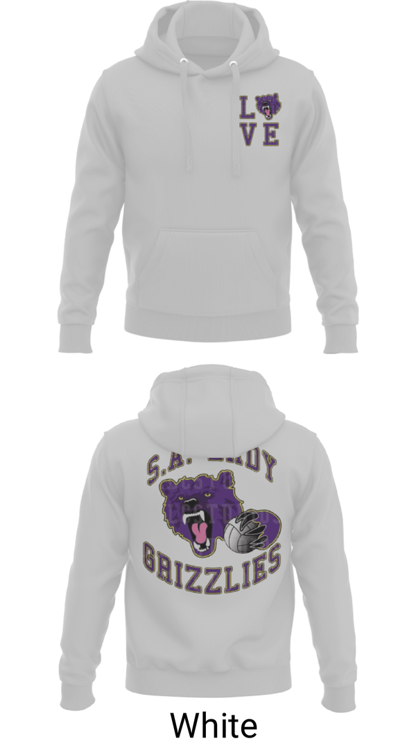 Hoodie, SA LADY GRIZZLES, Women's Volleyball, Teamtime, Team time, sublimation, custom sports apparel, team uniforms, spirit wear, spiritwear, sports uniforms, custom shirts, team store, custom team store, fundraiser sports, apparel fundraiser