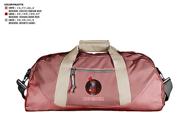 Duffle Bag, Underhill, Baseball, Teamtime, Team time, sublimation, custom sports apparel, team uniforms, spirit wear, spiritwear, sports uniforms, custom shirts, team store, custom team store, fundraiser sports, apparel fundraiser
