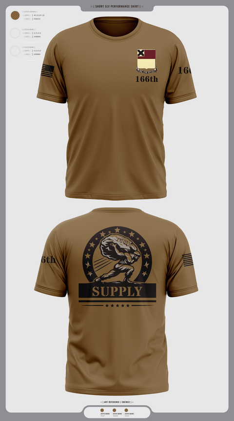 Short Sleeve Performance Shirt, HHD 166th Regiment, Army, Teamtime, Team time, sublimation, custom sports apparel, team uniforms, spirit wear, spiritwear, sports uniforms, custom shirts, team store, custom team store, fundraiser sports, apparel fundraiser
