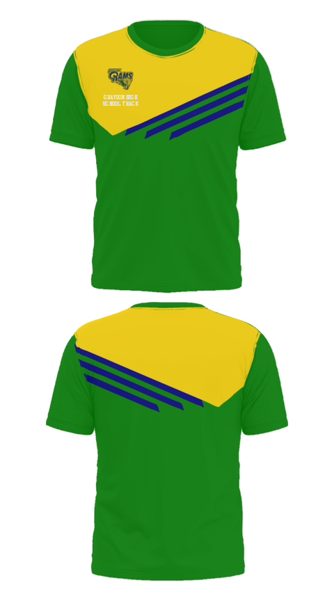Short Sleeve Performance Shirt, Grayson High School Track, Track & Field, Teamtime, Team time, sublimation, custom sports apparel, team uniforms, spirit wear, spiritwear, sports uniforms, custom shirts, team store, custom team store, fundraiser sports, apparel fundraiser