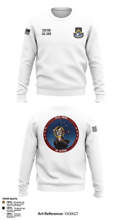 24th MDSB 11455369 Crew Neck Sweatshirt - 106