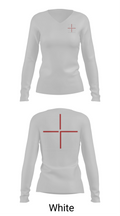 TriggeredUp.com 76062487 Women's Long Sleeve V-neck Shirt - 16