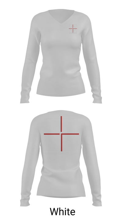 TriggeredUp.com 76062487 Women's Long Sleeve V-neck Shirt - 16
