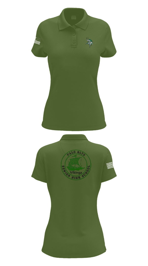 Womens Short Sleeve Performance Polo, Palo Alto High School Cheer, Cheer, Teamtime, Team time, sublimation, custom sports apparel, team uniforms, spirit wear, spiritwear, sports uniforms, custom shirts, team store, custom team store, fundraiser sports, apparel fundraiser