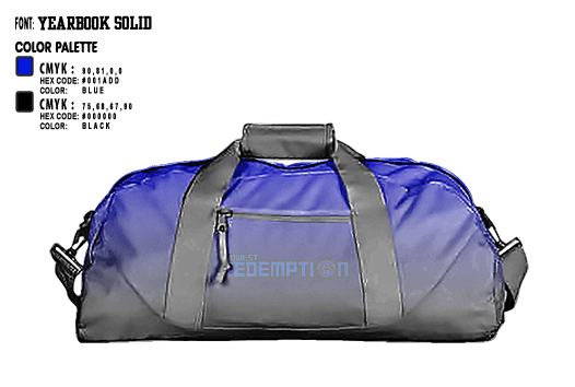 Duffle Bag, Midwest Redemption, Spirit Store, Teamtime, Team time, sublimation, custom sports apparel, team uniforms, spirit wear, spiritwear, sports uniforms, custom shirts, team store, custom team store, fundraiser sports, apparel fundraiser