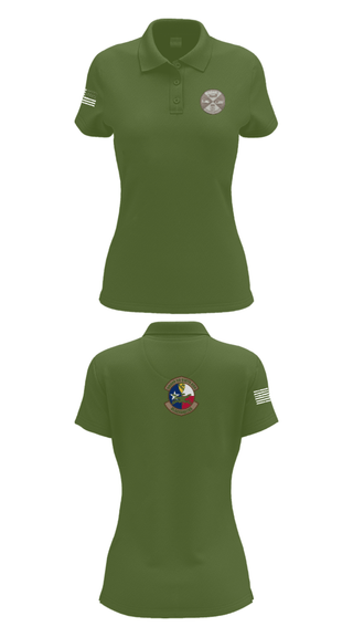 Womens Short Sleeve Performance Polo, B Co 615th ASB - Tangos, Army, Teamtime, Team time, sublimation, custom sports apparel, team uniforms, spirit wear, spiritwear, sports uniforms, custom shirts, team store, custom team store, fundraiser sports, apparel fundraiser