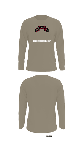 Long Sleeve Performance Shirt, 75th Ranger Regiment, Army, Teamtime, Team time, sublimation, custom sports apparel, team uniforms, spirit wear, spiritwear, sports uniforms, custom shirts, team store, custom team store, fundraiser sports, apparel fundraiser