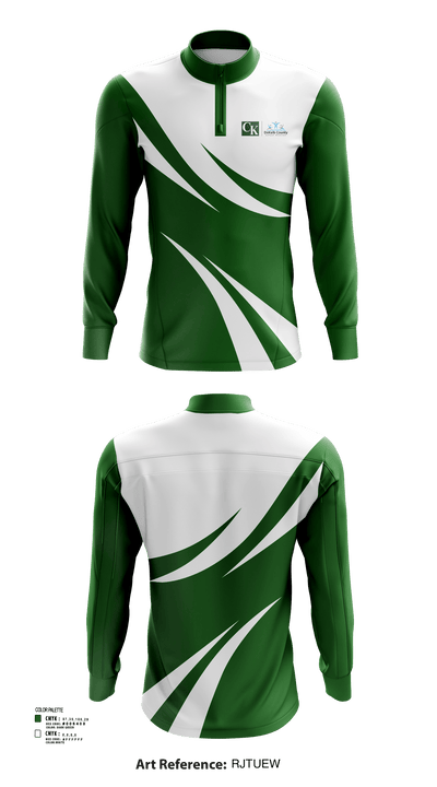 Cross Keys High School Volleyball 37059987 Quarter Zip Jacket - 116
