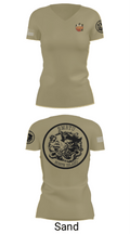 USS MAKIN ISLAND 57574160 Women's Short Sleeve V-neck Shirt - 84