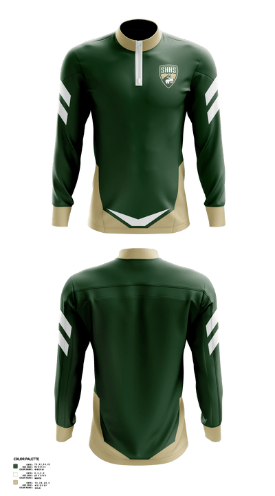 South Hills High School Wrestling 76204238 Quarter Zip Jacket - 40