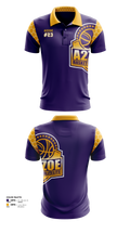 A2Zoe Basketball 60919900 Short Sleeve Performance Polo - 1
