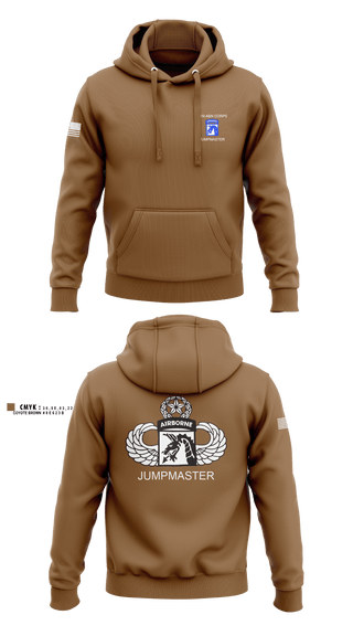 Hoodie, 112th Signal Jumpmaster, Army, Teamtime, Team time, sublimation, custom sports apparel, team uniforms, spirit wear, spiritwear, sports uniforms, custom shirts, team store, custom team store, fundraiser sports, apparel fundraiser