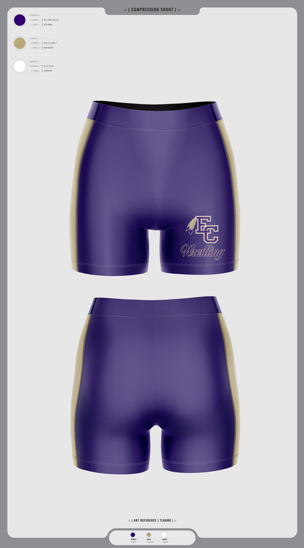Mens Compression Shorts, East Coweta High School Wrestling, Wrestling, Teamtime, Team time, sublimation, custom sports apparel, team uniforms, spirit wear, spiritwear, sports uniforms, custom shirts, team store, custom team store, fundraiser sports, apparel fundraiser