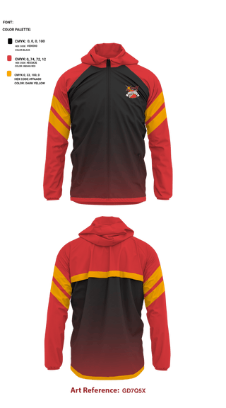 Windbreaker, Warriors, Football, Teamtime, Team time, sublimation, custom sports apparel, team uniforms, spirit wear, spiritwear, sports uniforms, custom shirts, team store, custom team store, fundraiser sports, apparel fundraiser