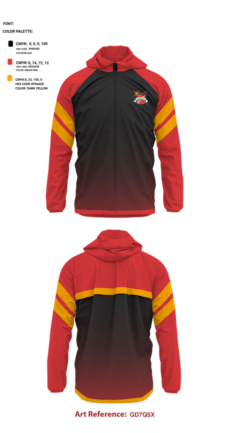 Windbreaker, Warriors, Football, Teamtime, Team time, sublimation, custom sports apparel, team uniforms, spirit wear, spiritwear, sports uniforms, custom shirts, team store, custom team store, fundraiser sports, apparel fundraiser