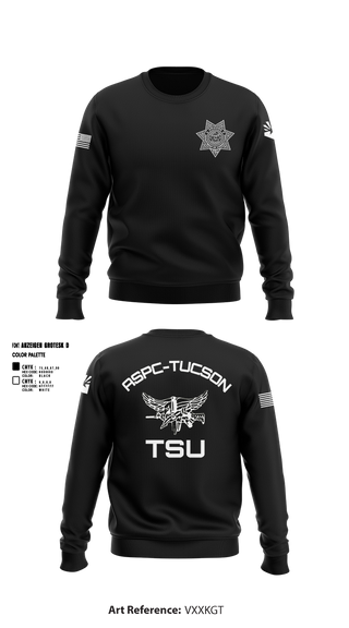 Crew Neck Sweatshirt, TSU, Police, Teamtime, Team time, sublimation, custom sports apparel, team uniforms, spirit wear, spiritwear, sports uniforms, custom shirts, team store, custom team store, fundraiser sports, apparel fundraiser