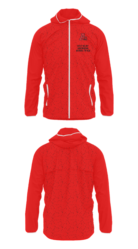 Windbreaker, Stephen F Austin High School Track, Track & Field, Teamtime, Team time, sublimation, custom sports apparel, team uniforms, spirit wear, spiritwear, sports uniforms, custom shirts, team store, custom team store, fundraiser sports, apparel fundraiser