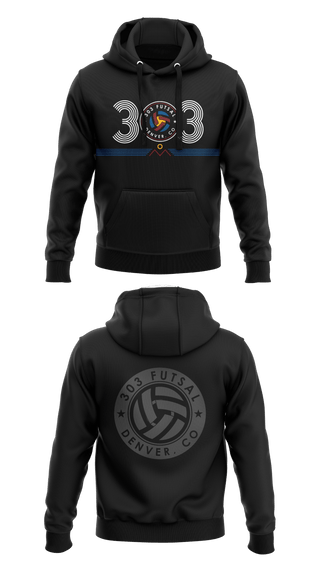 Hoodie, 303 Futsal, Men's Soccer, Teamtime, Team time, sublimation, custom sports apparel, team uniforms, spirit wear, spiritwear, sports uniforms, custom shirts, team store, custom team store, fundraiser sports, apparel fundraiser
