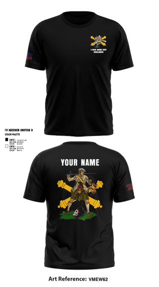 Short Sleeve Performance Shirt, Bravo 1-119th FA, , Teamtime, Team time, sublimation, custom sports apparel, team uniforms, spirit wear, spiritwear, sports uniforms, custom shirts, team store, custom team store, fundraiser sports, apparel fundraiser