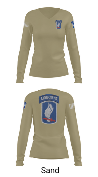 Womens Long Sleeve Vneck Shirt, Sky Soldiers, , Teamtime, Team time, sublimation, custom sports apparel, team uniforms, spirit wear, spiritwear, sports uniforms, custom shirts, team store, custom team store, fundraiser sports, apparel fundraiser