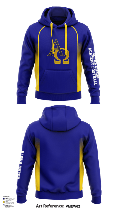 Alpha Omega Academy Football 23371482 Hoodie - 123