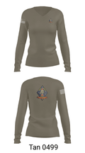 1st Recon 56850190 Women's Long Sleeve V-neck Shirt - 77